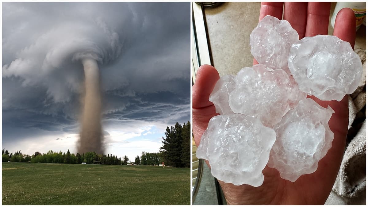 Tornado Watch Issued for Lethbridge and Southern Alberta: Hail, Damaging Winds and a Tornado Risk Today